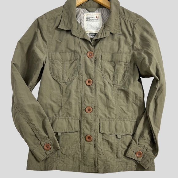 Royal Robbins Military Utilitarian Lightweight Jacket Women's Size S Army Green - Picture 1 of 9